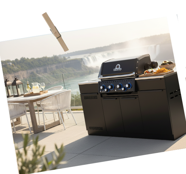 how to winterize image 2 (featuring a Broil King grill island)