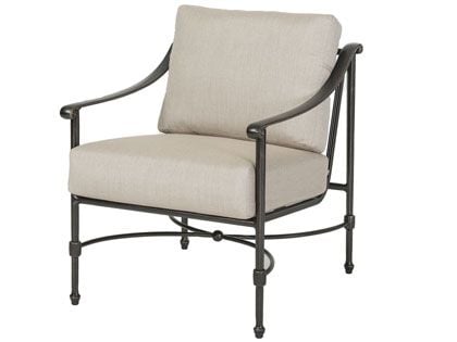Gensun Morro Bay Cast Aluminum Outdoor Patio Lounge Chair