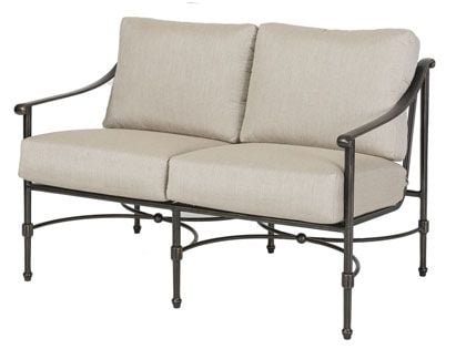 Gensun Morro Bay Cast Aluminum Outdoor Patio Loveseat