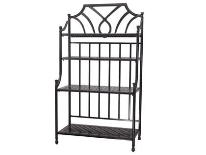Gensun Grand Terrace Cast Aluminum 42-Inch Bakers Rack