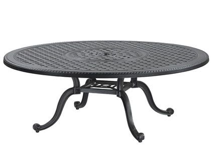 Gensun Grand Terrace Cast Aluminum 48-Inch Round Outdoor Patio Chat Table