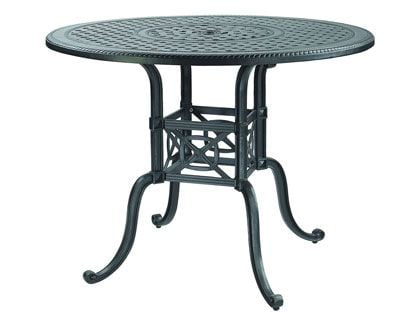 Gensun Grand Terrace Cast Aluminum 54-Inch Round Outdoor Balcony Height Table