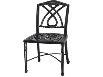 Gensun Terrace Cast Aluminum Cafe Chair with Optional Seat Cushion
