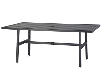 Gensun Plank Cast Aluminum 44 x 72-Inch Rectangular Outdoor Dining Table
