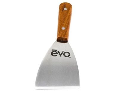 Evo Stainless Steel Scraper With Logo