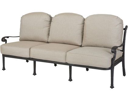 Gensun Florence Cast Aluminum Outdoor Patio Sofa