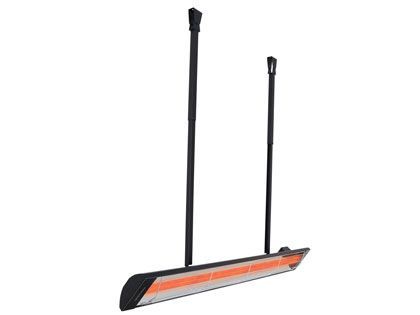 Infratech Drop Pole Mount Assembly (Assembly Only - Heater Not Included) - Black