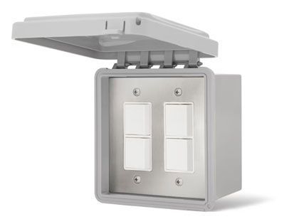 Infratech Surface Mount Weatherproof Dual Stacked Duplex Switch