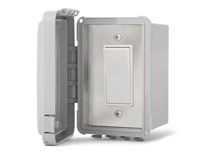 Infratech Single On/Off Surface Mount Switch With Gang Box And Weatherproof Cover