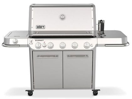 Weber Summit FS38 S 5-Burner Gas Grill with Top Down Infrared Sear Burner, Smoker Box, Side Burner & Integrated Rotisserie Kit