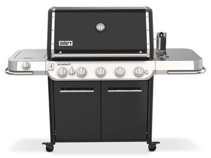 Weber Summit FS38 E 5-Burner Gas Grill with Top Down Infrared Sear Burner, Smoker Box, Side Burner & Integrated Rotisserie Kit