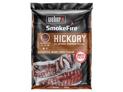 Weber SmokeFire Hickory All-Natural Hardwood Pellets - 20 lbs