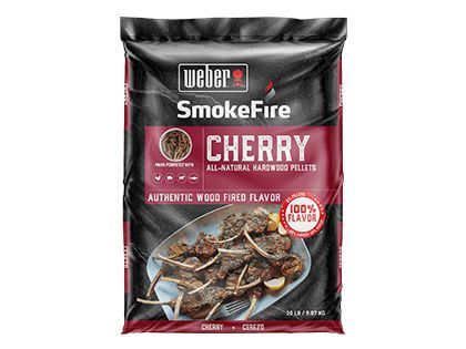 Weber 190005 SmokeFire Cherry All-Natural Hardwood Pellets - 20 lbs