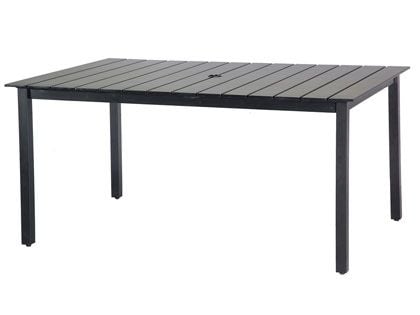 Gensun Strata Cast Aluminum 42 x 64-Inch Rectangular Outdoor Dining Table