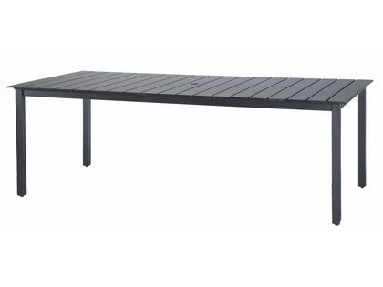 Gensun Strata Cast Aluminum 42 x 87-Inch Rectangular Outdoor Dining Table