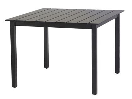 Gensun Strata Cast Aluminum 41-Inch Square Outdoor Dining Table