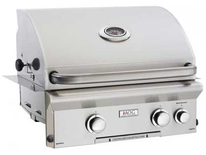 AOG L-Series 24-Inch 2-Burner Built-In Gas Grill With Rotisserie
