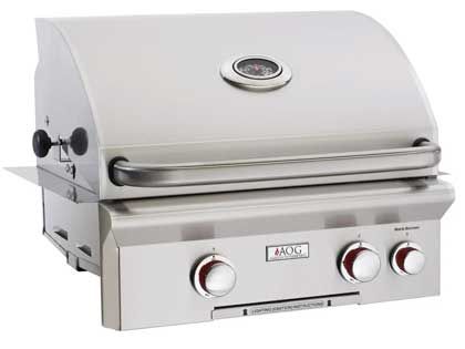 AOG T-Series 24-Inch 2-Burner Built-In Gas Grill With Rotisserie