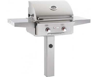 AOG T-Series 24-Inch 2-Burner Grill On In-Ground Post