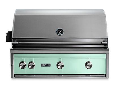 Lynx L36ATR Drop-In BBQ in Surf Turquoise Green