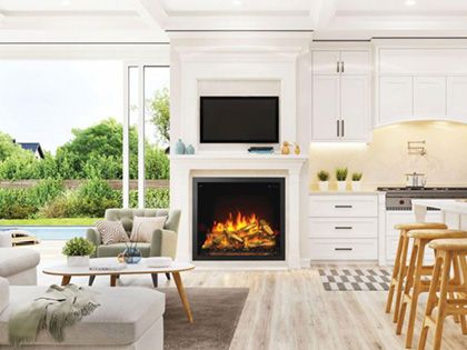 Napoleon 36-Inch Elevation Built-In Electric Fireplace