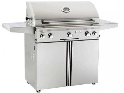 AOG L-Series 36-Inch 3-Burner Gas Grill with Backburner, Rotisserie & Single Side Burner 