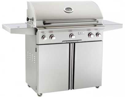 AOG T-Series 36-Inch 3-Burner Gas Grill with Backburner, Rotisserie & Single Side Burner 