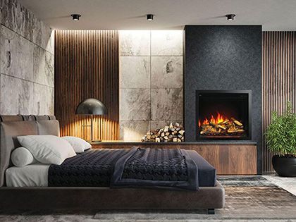 Napoleon 42-Inch Elevation Built-In Electric Fireplace