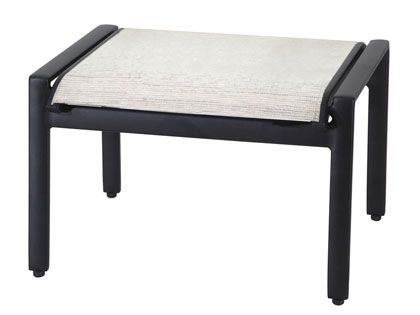 Gensun Echelon Cast Aluminum Sling Ottoman