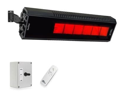 SunStar 48-Inch 50,000 BTU Gas Infrared Patio Heater with Switch, Remote and Adjustable Mounting Kit