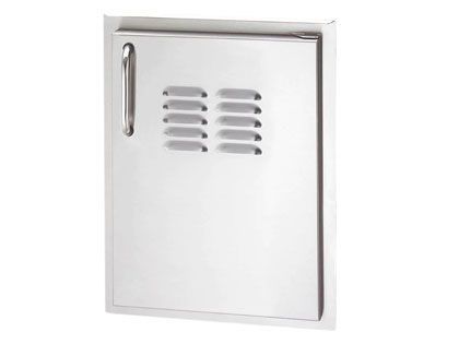 Fire Magic Select 14-Inch Right-Hinged Single Access Door with Louvers - Vertical