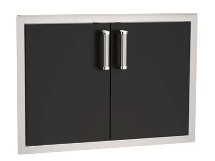 Fire Magic Echelon Flush 30 X 20-Inch Black Double Access Door With Soft Close