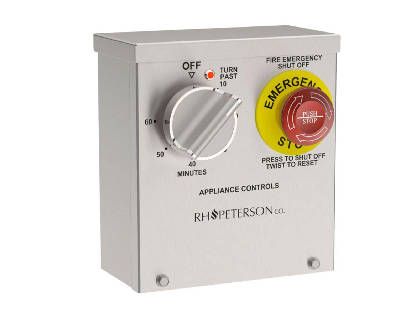 American Fyre Designs 5550-240E 240V Commercial Emergency Stop & Electric Timer