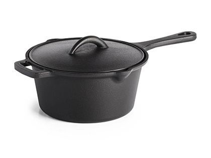 Napoleon Cast Iron Sauce Pan with Lid