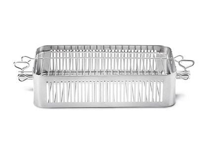 Napoleon Adjustable Stainless Steel Rotisserie Basket