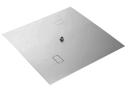 HPC Fire Stainless Steel Square Flat Fire Pit Burner Plate