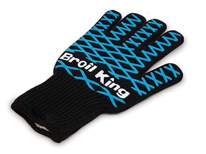 Broil King Single Black Glove with Blue Accents
