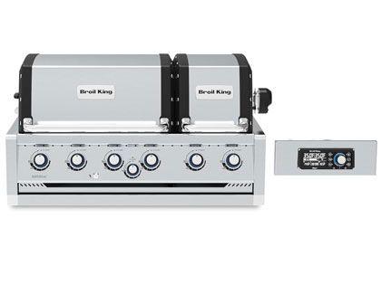 Broil King Imperial QS670 6-Burner Built-In Gas Grill With Rotisserie & iQue™ Technology Control