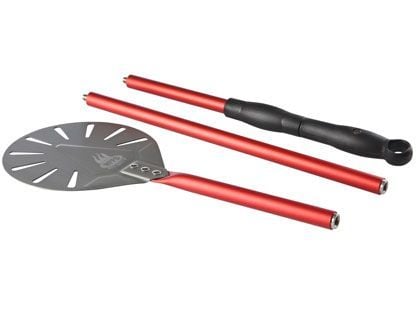 WPPO 7-Inch Round Turning Pizza Peel with Break Down Handle