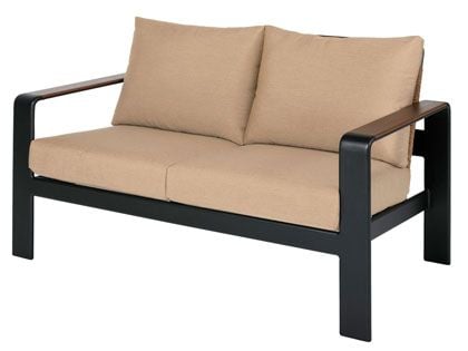 Gensun Hudson Cast Aluminum Outdoor Patio Loveseat