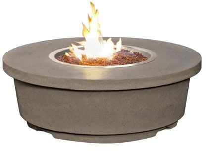 American Fyre Designs 47-Inch Contempo Round Firetable with FyreStarter Ignition System