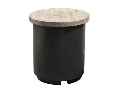 American Fyre Designs Reclaimed Wood Contempo Tank/End Table