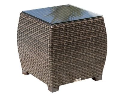 Hospitality Rattan Samoa Outdoor Wicker Square End Table