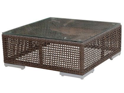 Hospitality Rattan Atlantis Outdoor Wicker Square Coffee Table
