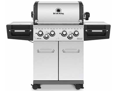 Broil King Regal S490 Pro IR 4-Burner Gas Grill With Rotisserie & Infrared Side Burner