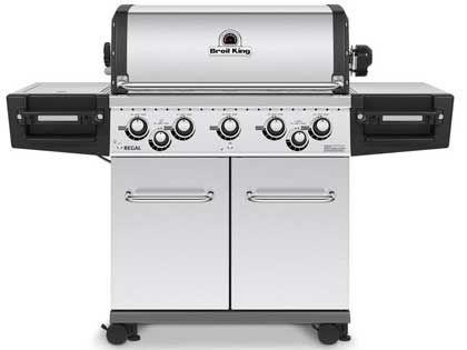 Broil King Regal S590 Pro IR 5-Burner Gas Grill With Rotisserie & Infrared Side Burner