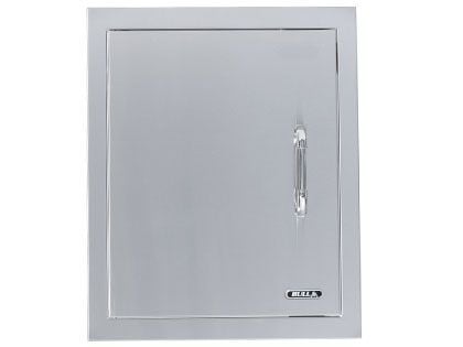 Bull 18-Inch Left Hinged Stainless Steel Single Vertical Access Door with Reveal