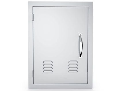 Sunstone Classic Series Flush Style 17 x 24-Inch Left Swing Vertical Single Access Vented Door 