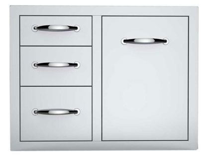 Sunstone Classic Series Flush Style 30-Inch Tank Tray Triple Drawer Combo 
