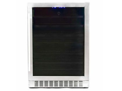 Azure 24-Inch 54 Bottle Outdoor Stainless Steel Wine Center